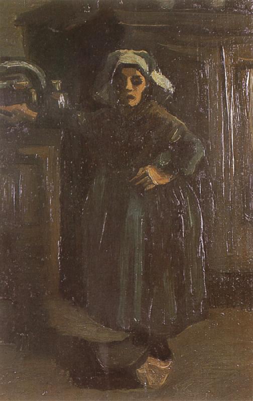 Vincent Van Gogh Peasant Woman Standing Indoors (nn04) Germany oil painting art